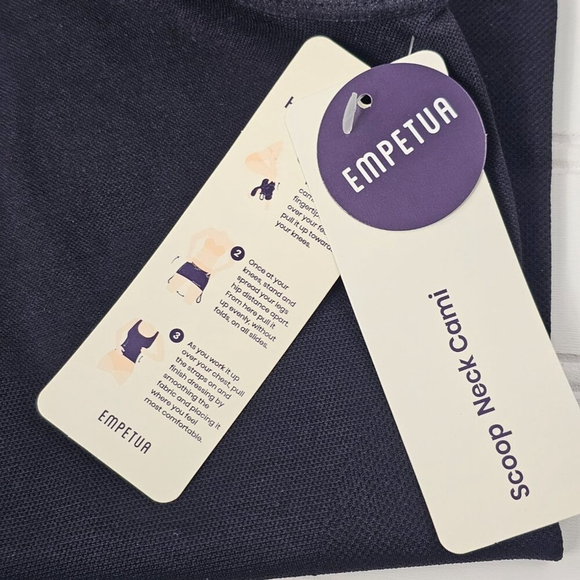 Empetua by Shapermint Women's Black Scoop Neck Shaper Cami Size XL NWT - Picture 9 of 13